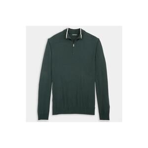 NEW GENTEAL men's mattson quarter zip top in caviar